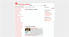 Desktop Screenshot of gitedublaze.monardeche.com