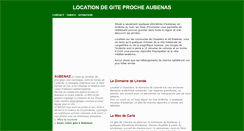 Desktop Screenshot of gite-aubenas.monardeche.com